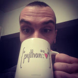 "Python Heart Dictionary" Mug