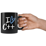 "I Love C++" Mug (Black)