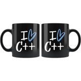 "I Love C++" Mug (Black)