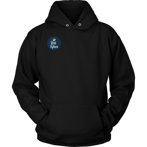 "Real Python" Hoodie (Multiple Colors)
