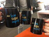 "from coffee import *" Python Mug (Black)