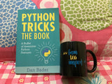 "from tea import *" Python Mug (Black)
