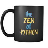 "The Zen of Python" Mug (Black)