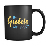 "In Guido We Trust" Python Mug (Black)