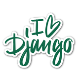 "I love Django" Sticker