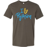 "I Love Python" T-Shirt (Multiple Colors)