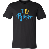 "I Love Python" T-Shirt (Multiple Colors)