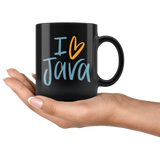 "I Love Java" Mug (Black)