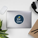 "Real Python" Sticker