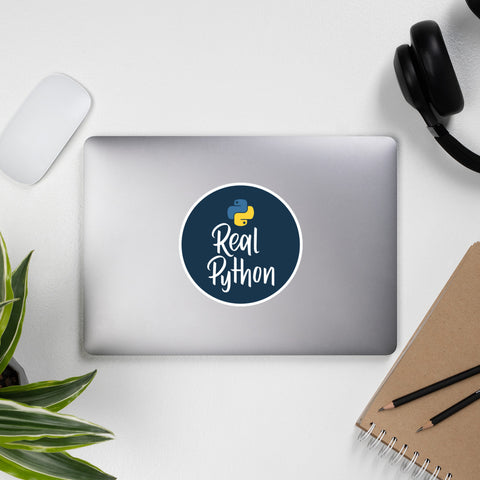 "Real Python" Sticker