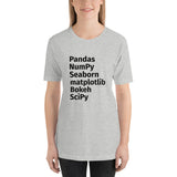 Python Data Science Unisex T-Shirt Black