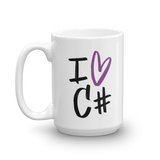 "I love C#" Mug