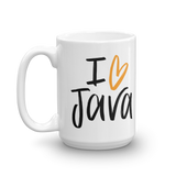 "I Love Java" Mug