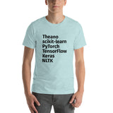 Python Machine Learning Unisex T-Shirt Black