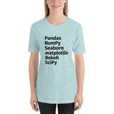 Python Data Science Unisex T-Shirt Black