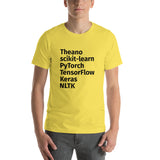 Python Machine Learning Unisex T-Shirt Black