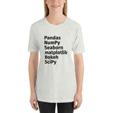 Python Data Science Unisex T-Shirt Black