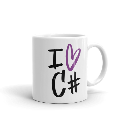 "I love C#" Mug
