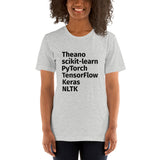 Python Machine Learning Unisex T-Shirt Black