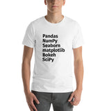 Python Data Science Unisex T-Shirt Black