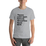 Python Machine Learning Unisex T-Shirt Black