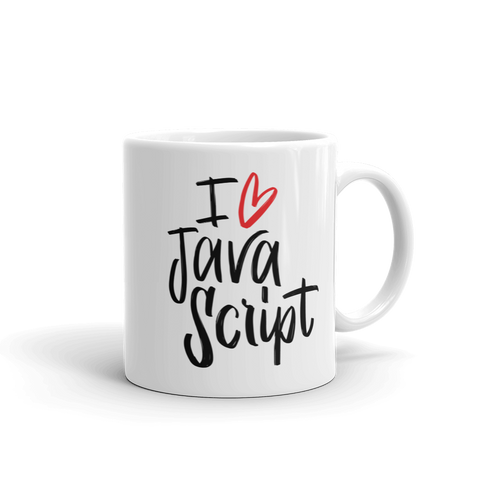 "I love JavaScript" Mug
