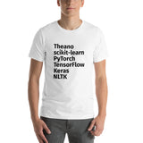 Python Machine Learning Unisex T-Shirt Black