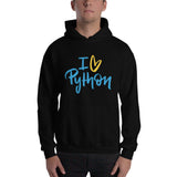 "I Love Python" Hoodie (Multiple Colors)