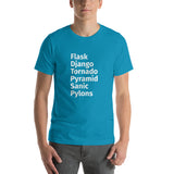 Python Web Framework Unisex T-Shirt White