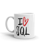 "I love SQL" Mug