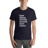 Python Web Framework Unisex T-Shirt White