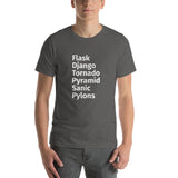 Python Web Framework Unisex T-Shirt White