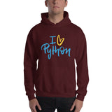 "I Love Python" Hoodie (Multiple Colors)