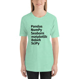 Python Data Science Unisex T-Shirt Black
