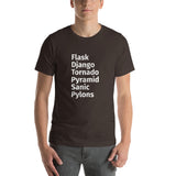 Python Web Framework Unisex T-Shirt White