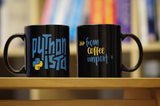 "from coffee import *" Python Mug (Black)