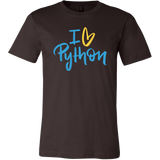 "I Love Python" T-Shirt (Multiple Colors)