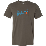 "Python Heart Dictionary (Red)" T-Shirt (Multiple Colors)