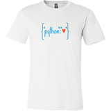 "Python Heart Dictionary (Red)" T-Shirt (Multiple Colors)