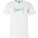 "Python Heart Dictionary" T-Shirt (Multiple Colors)