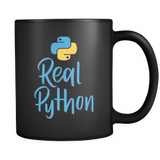 "Real Python" Mug (Black)
