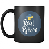 "Real Python" Mug (Black)