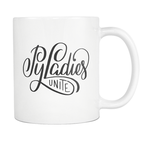 "PyLadies Unite" Mug