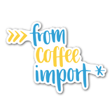 "from coffee import *" Python Sticker
