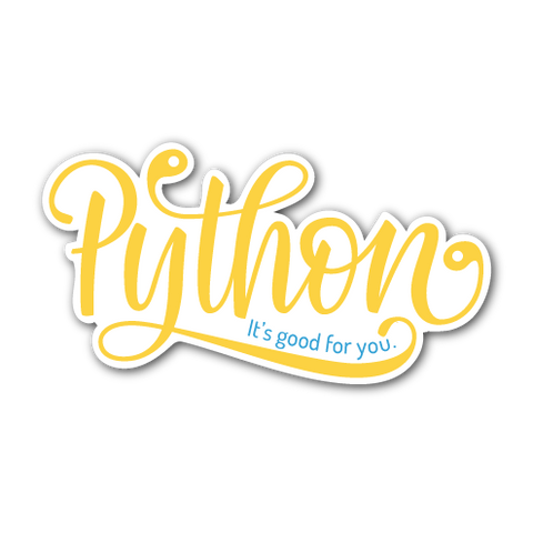 Python Stickers Nerdlettering