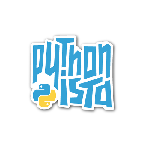 "Pythonista" Sticker