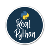 "Real Python" Sticker