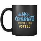 "No Comment" Developer Mug (Black)