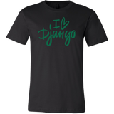"I Love Django" T-Shirt (Multiple Colors)