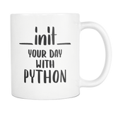 "__init__ Your Day With Python" Mug